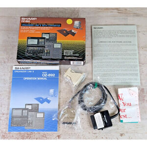 Sharp OZ-892 Organizer Link II Software Cbl CE-133T for OZ-7000 8000 600 ZQ-5000